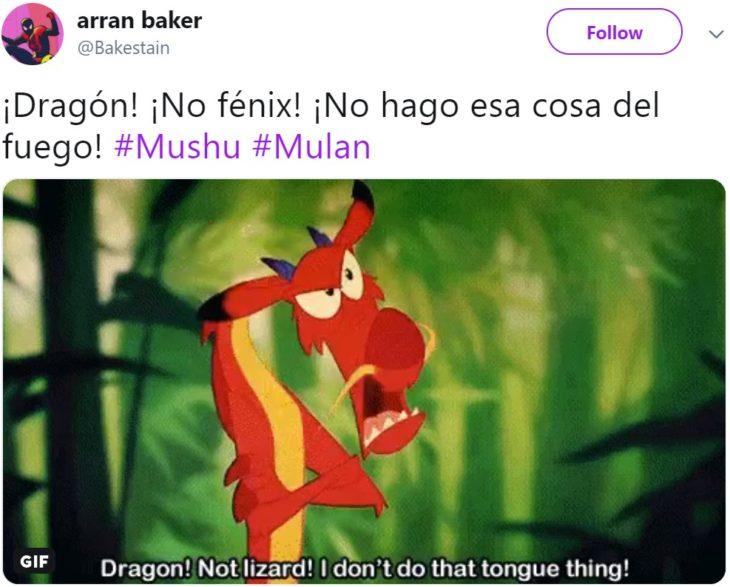 Rumores de que el dragón Mushu no aparecerá en la película live action de Mulan y será reemplazado por un ave fénix