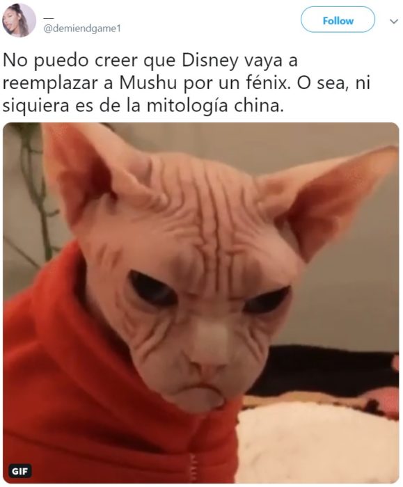 Rumores de que el dragón Mushu no aparecerá en la película live action de Mulan y será reemplazado por un ave fénix