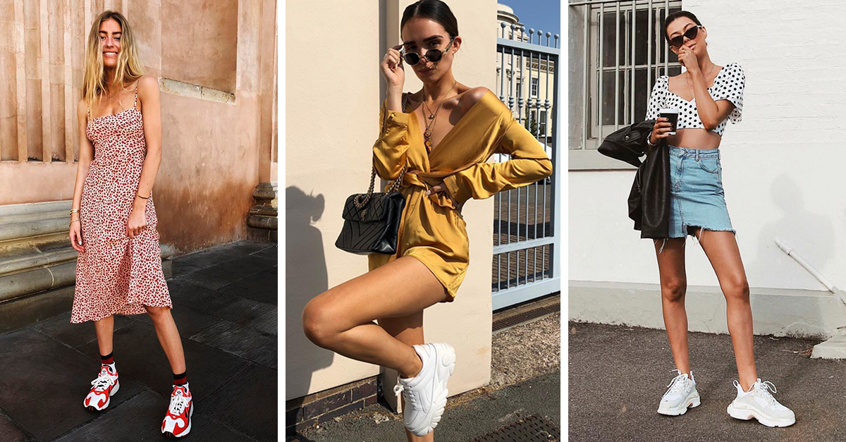 15 outfits casuales que puedes usar con tus ugly sneakers