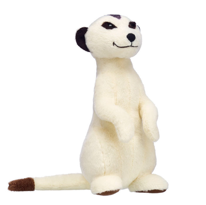 Suricata de peluche creada por Build-A-Bear. Colección de peluches de El Rey León 