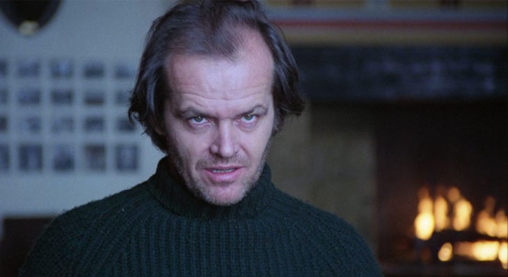 Películas sobre la mente humana; el resplandor, Jack Nicholson como Jack Torrance