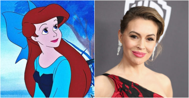 Ariel personaje ficticio basado en la actriz Alyssa Milano