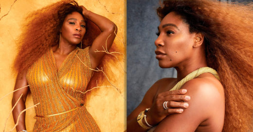 Serena Williams posó sin retoques para la revista Harper's Bazaar