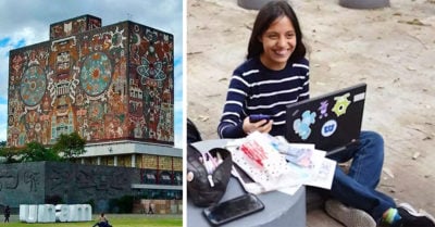 Estudiante con capacidades especiales obtiene promedio alto y es reconocida por la UNAM