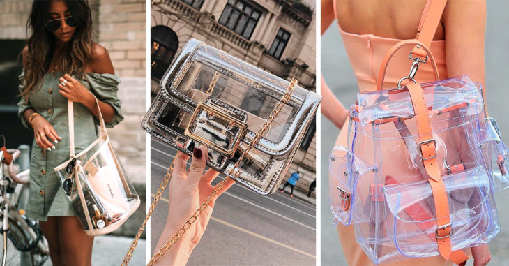 13 Bolsos transparentes en los que no perderás tus accesorios