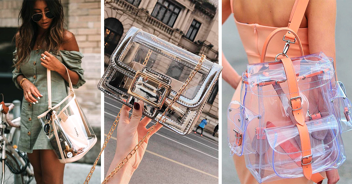 20 mochilas y bolsos transparentes que morimos por usar esta