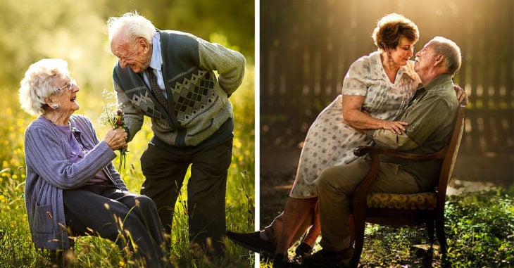 Fotografía a parejas mayores y su amor es maravilloso