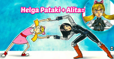 Ilustradora fusiona personajes animados y el resultado es increíble