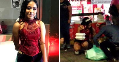 Celebra sus 15 años llevando comida a familiares de personas hospitalizadas