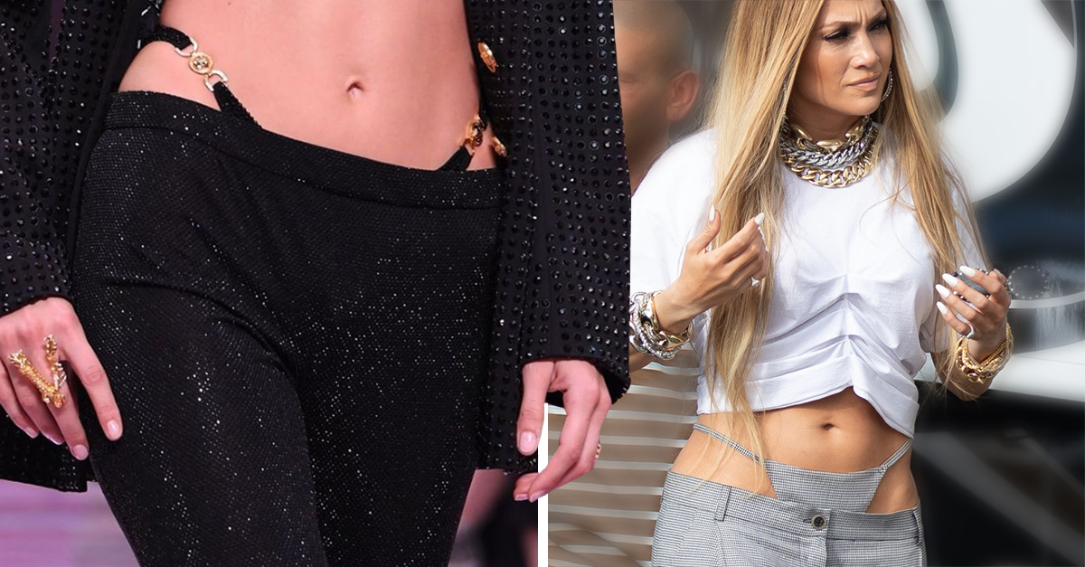 Famosas reviven la moda de la tanga de fuera de los 2000