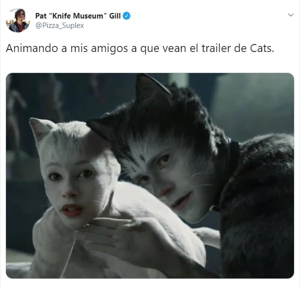 Comentarios en Twitter sobre el nuevo trailer realista de Cats el musical