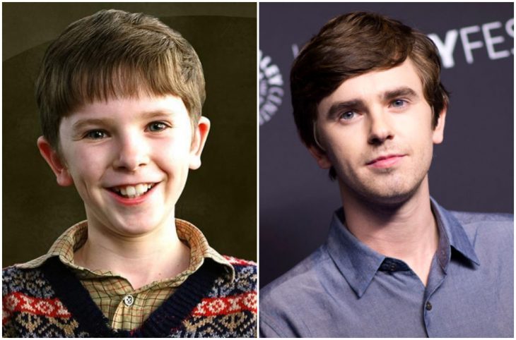 Charlie Bucket interpretado por Freddie Highlmore en Charlie y la fabrica de chocolates