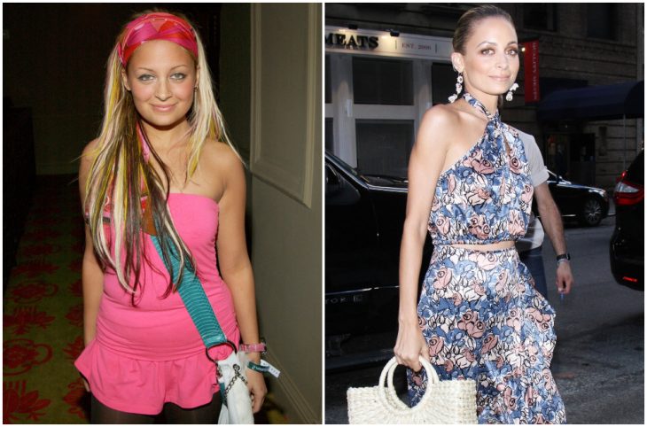 Nicole Richie a principios del 2000 y ahora