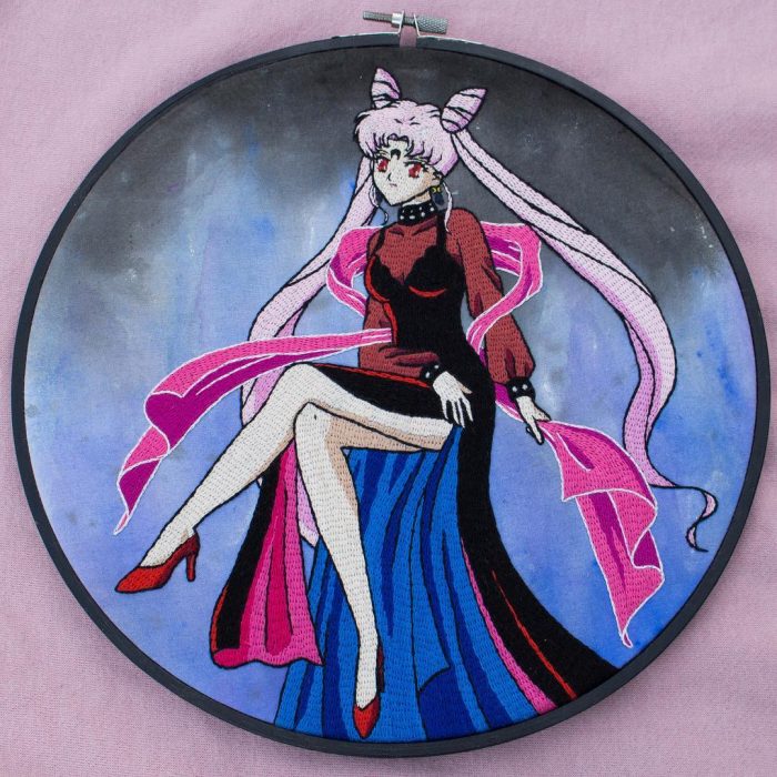 Bordado de Sailor Moon; Black Lady