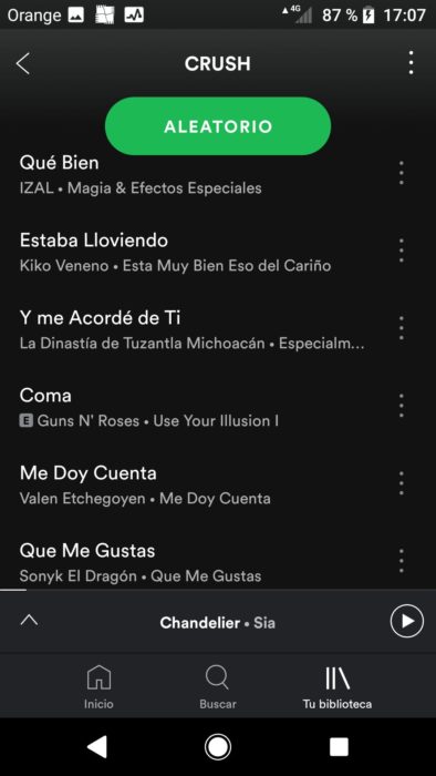 Playlist creado como una carta para dedicar a su crush en Spotify