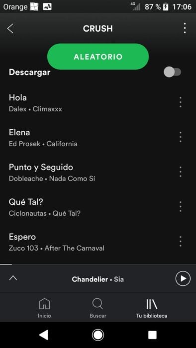 Playlist creado como una carta para dedicar a su crush