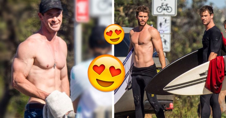 Chris y Liam Hemsworth surfeando es todo lo que necesitas para alegrarte el día