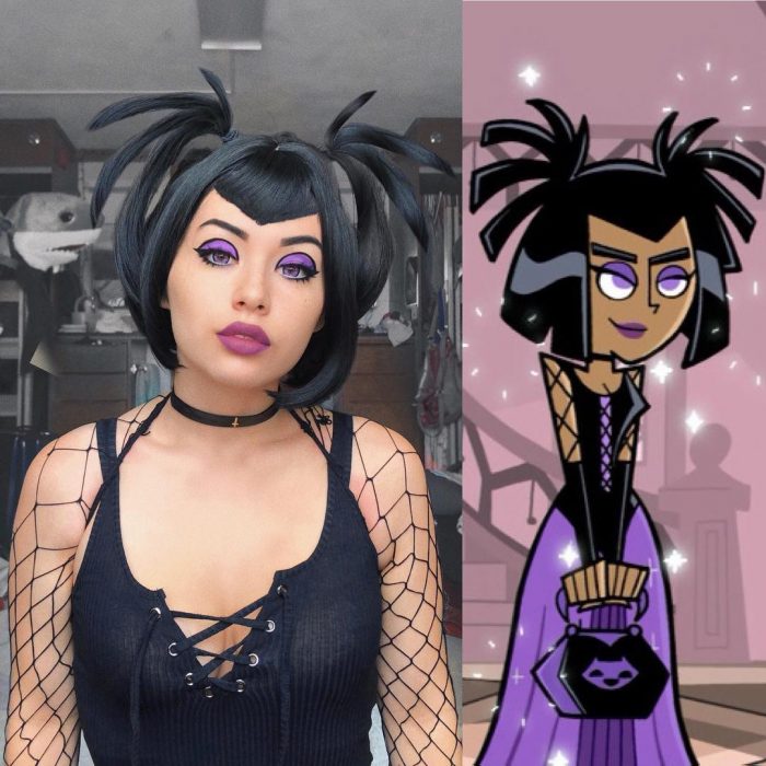 Mira Park hace divertidos cosplays; Sam de Danny Phantom