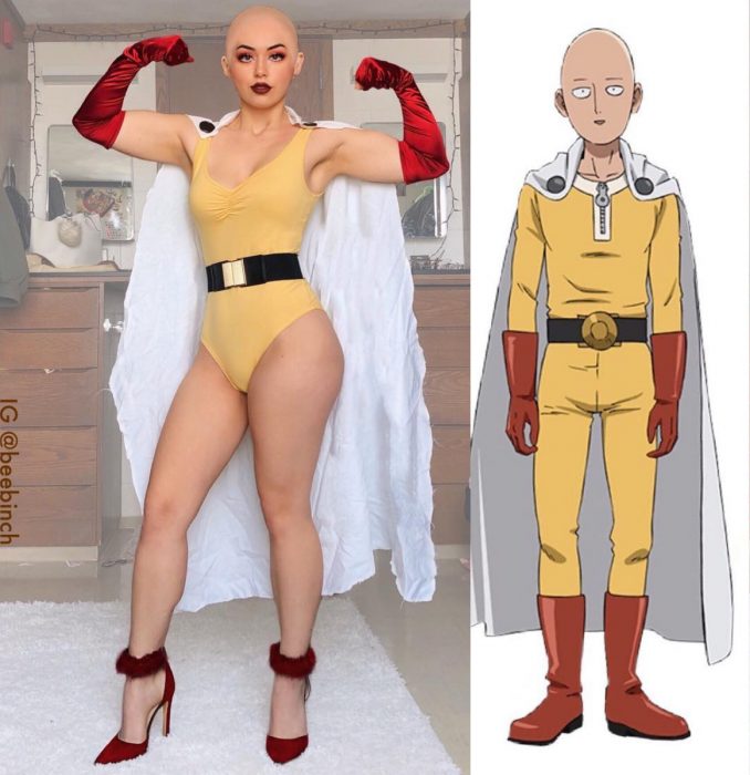 Mira Park hace divertidos cosplays; disfraz de One Punch Man