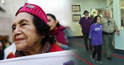 Dolores Huerta, activista de 89 años es arrestada en Fresno durante protesta laboral