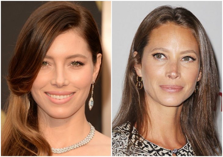 Jessica Biel y Christy Turlington