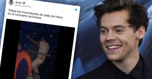 Los pasos de baile de Harry Styles en un concierto de Ariana Grande se robaron la noche