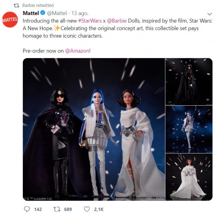 Barbie Star Wars en Twitter