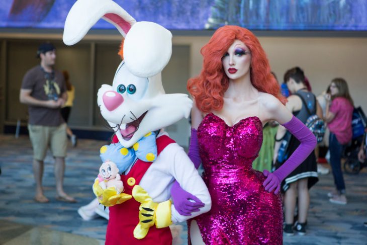 Cosplay de Maddie Rose y Roger Rabbit en la Expo D23, Disney