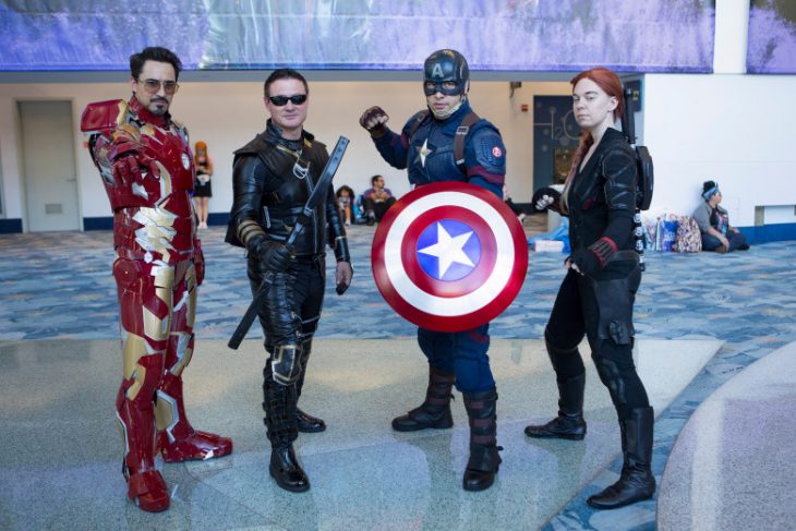 Cosplay inspirando en Avengers para la Expo D23, Disney