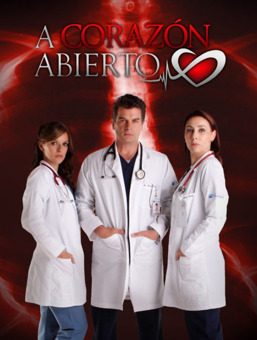 cartel publicitario de 'A corazón abierto' de TV Azteca