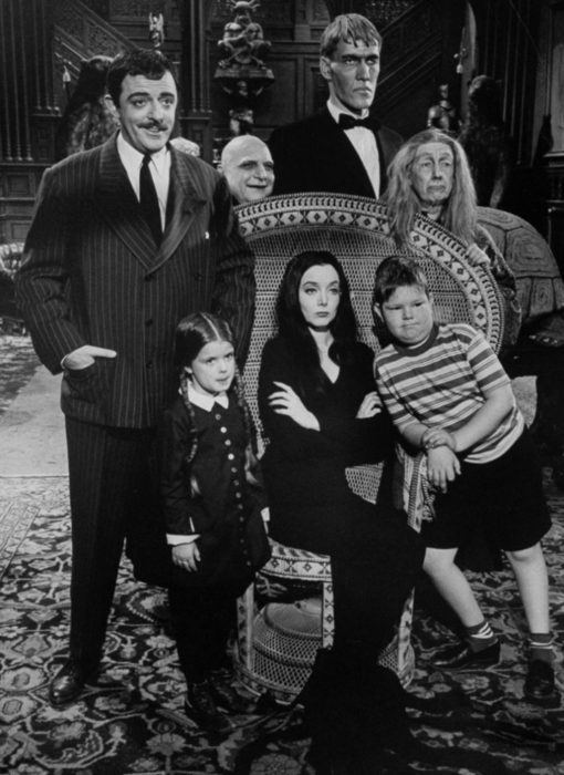 La familia Addams original de 1964