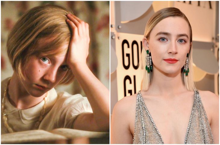 Saoirse Ronan de niña y adulta