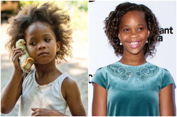 Quvenzhané Wallis de niña y adulta 