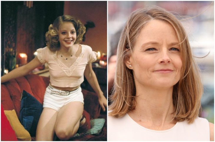 Jodie Foster de niña y adulta 