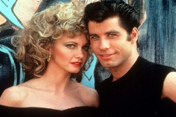 Olivia Newton John y John Travolta en Vaselina