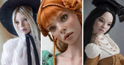 Pareja hace muñecas de porcelana tan reales que no parecen talladas a mano