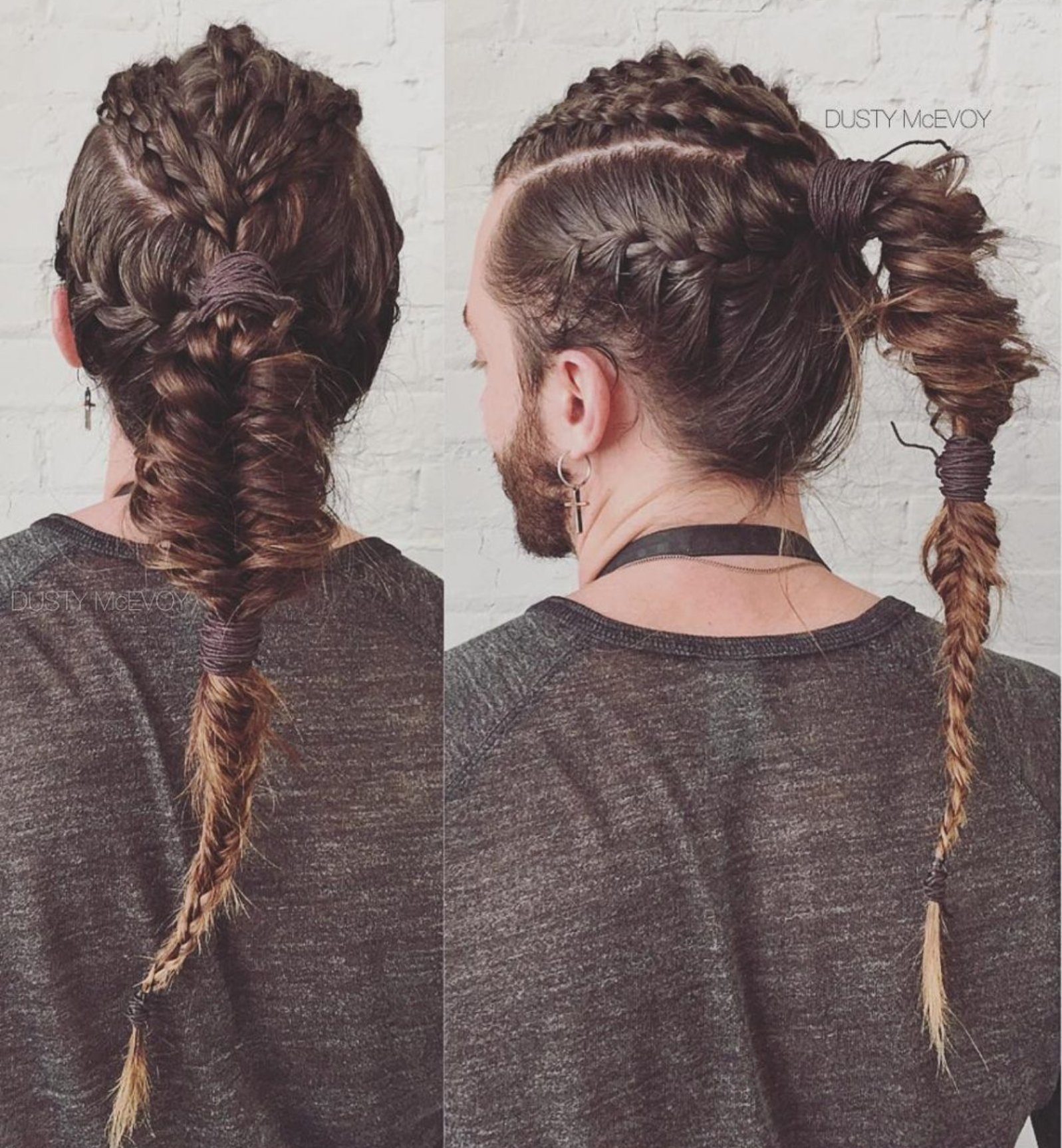 Peinados con trenzas vikingas para darle rudeza a tu estilo