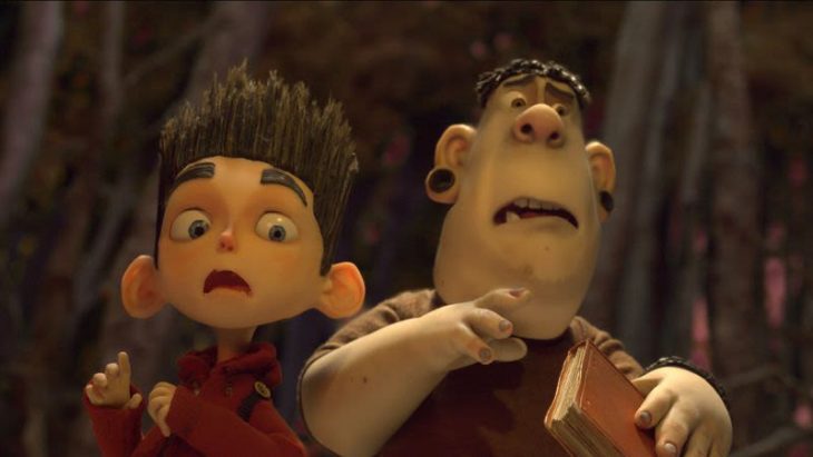 Animación de Norman asustado, escena de la película ParaNorman