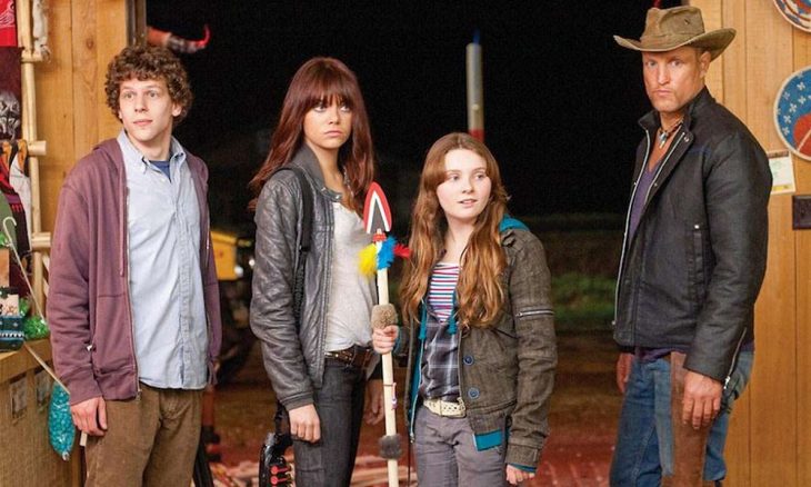 Emma Stone como Wichita en la película de risa Zombieland 