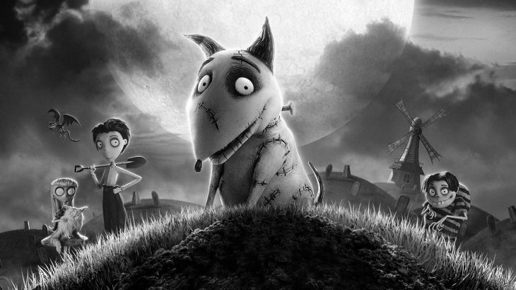 Animación de el perro Sparky en la película Frankenweenie de Tim Burton 