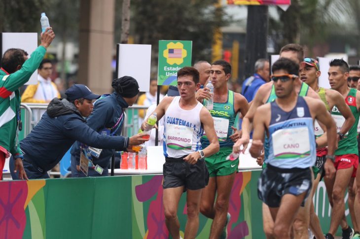 Alejandro Barrondo durante su participación en los Juegos Panamericanos