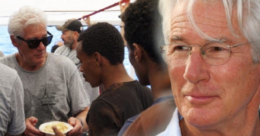 Richard Gere pide "brazos abiertos" para migrantes rescatados en el Mediterráneo