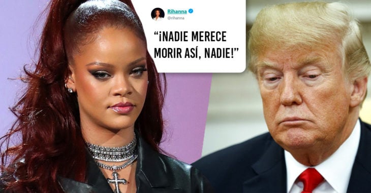 Tras tiroteos, Rihanna lanza mensaje contra Trump