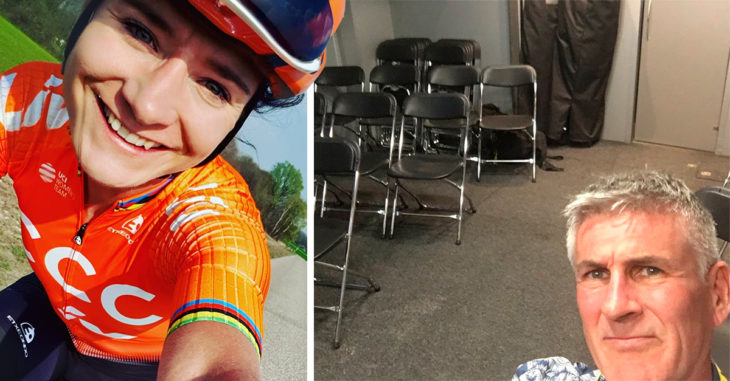 Solo un periodista fue a la rueda de prensa de Marianne Vos