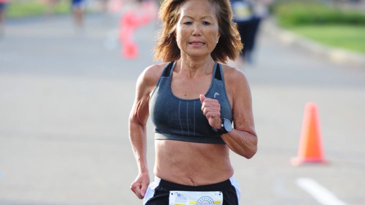 Jeannie Rice corriendo