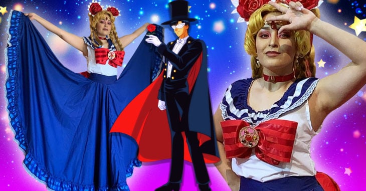Cosplayer unió el mundo de 'Sailor Moon' y el folklore mexicano