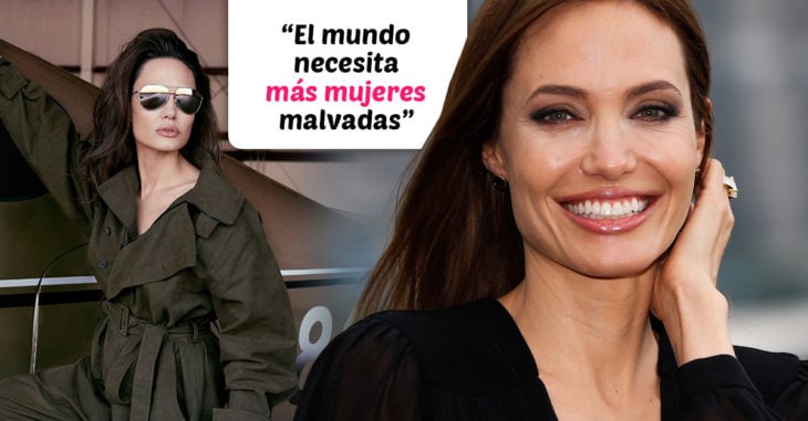 -"Más mujeres malvadas para el mundo", pide Angelina Jolie
