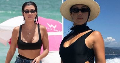 Kourtney Kardashian muestra sus estrías en una foto sin retoques