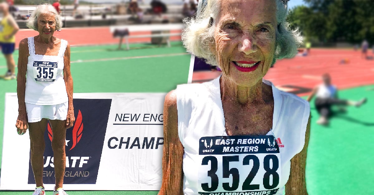Diane Hoffman con 91 años impone récord mundial de atletismo