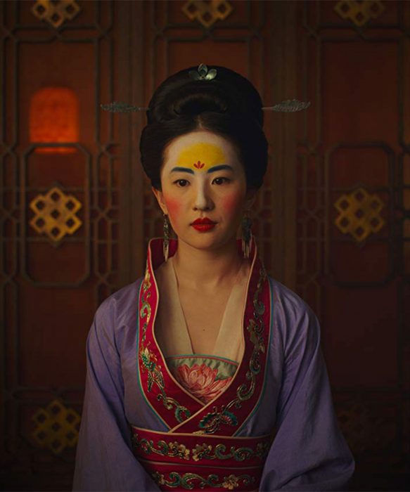 Liu Yifei en su personaje de Mulán